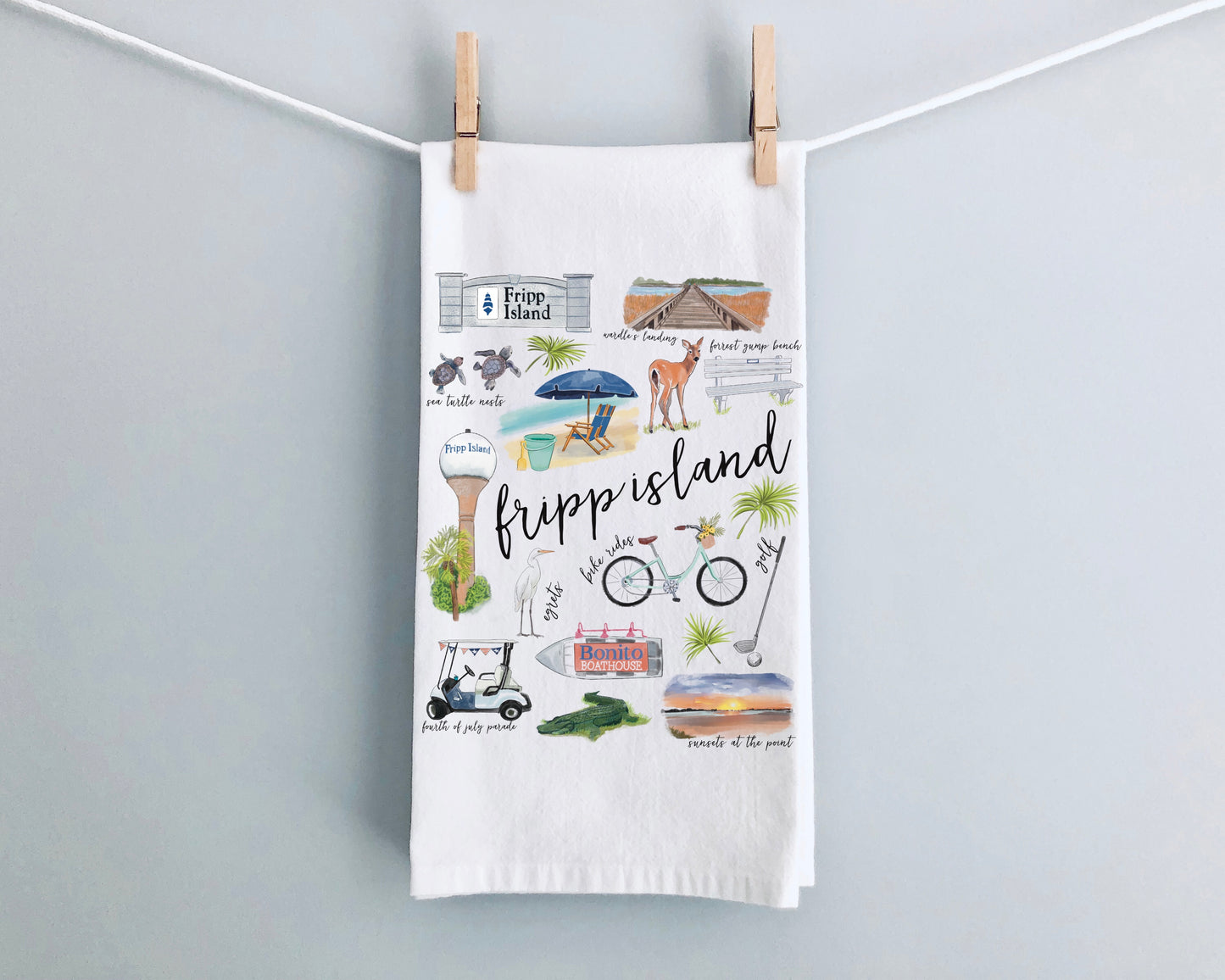 Tea Towel - Fripp Island, SC