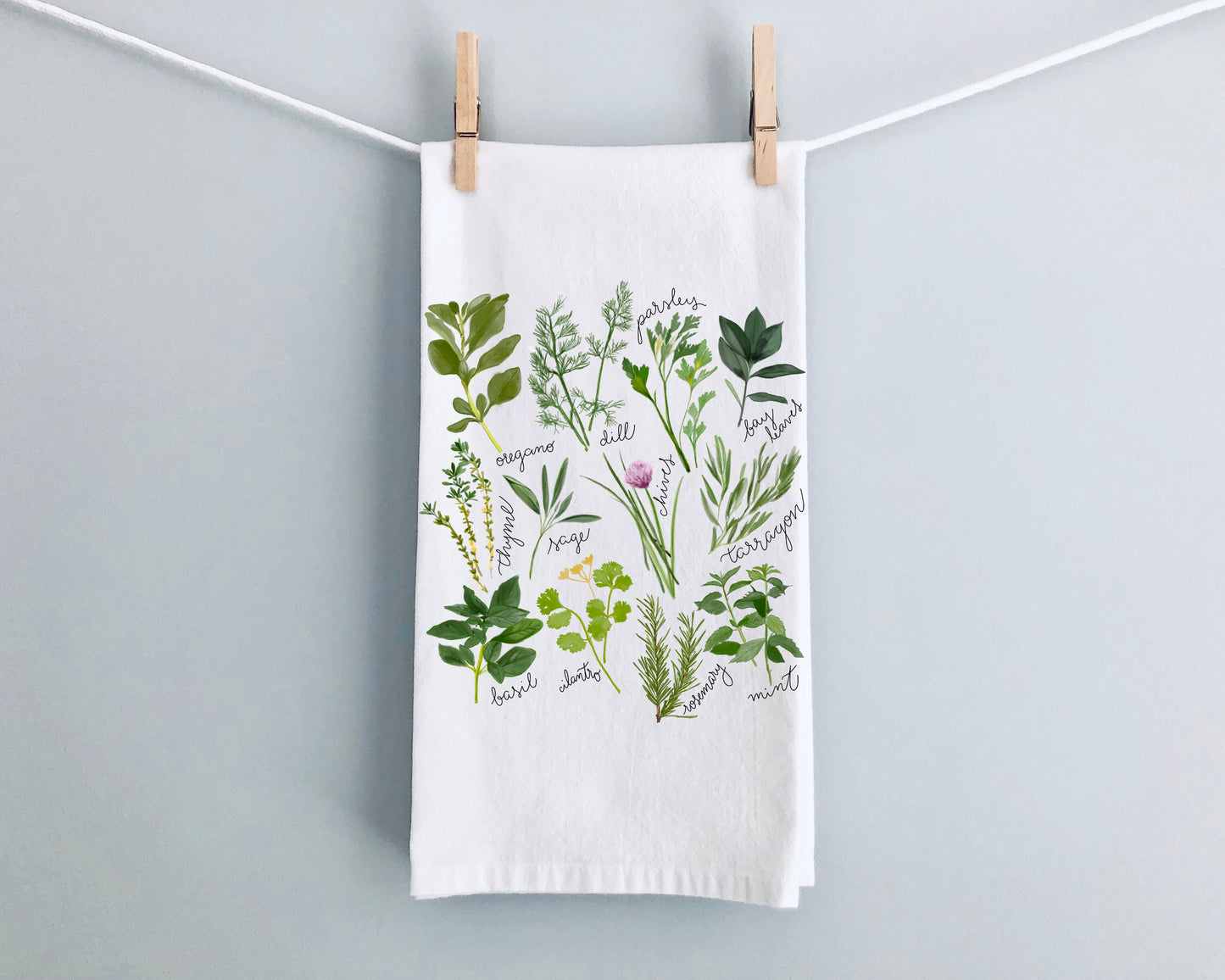 Tea Towel - Kitchen Herb